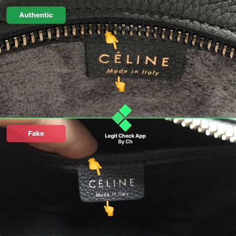 celine cap fake|how to find a celine bag.